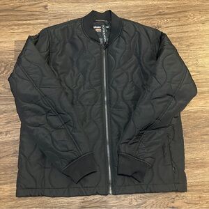 Hawke & Co. Black Quilted Bomber Jacket